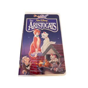 Walt Disney Masterpiece The Aristocats VHS Kids Movie Cartoon Classic